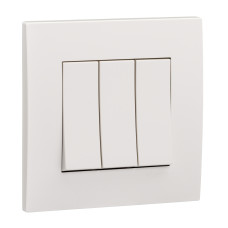 16AX 250V 3GANG  1WAY SWITCH, WE